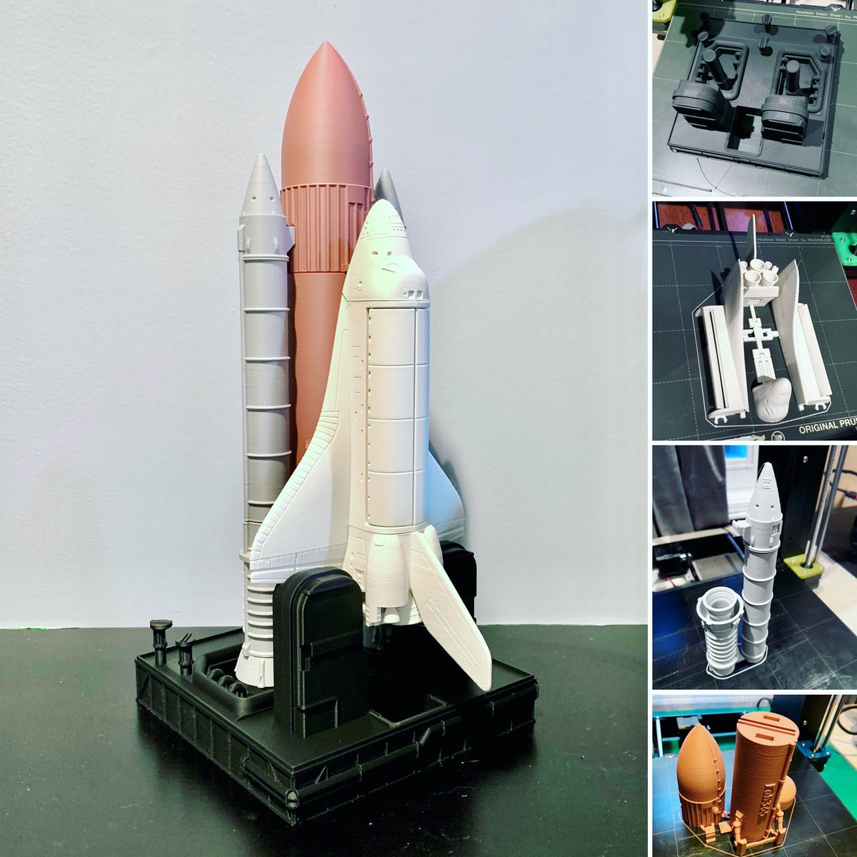 MakerWiz's tweet image. On January 28, 1986, Space Shuttle Challenger broke apart 73 seconds into its flight, killing 7 crew members of Shuttle mission STS-51-L. #3dmodel @fab_365 #3dprinter @josefprusa #mattepla @d3d #3dprinting @makerwiz #spaceshuttle #challenger #ov99 #sts51l @nasa #makersgonnamake