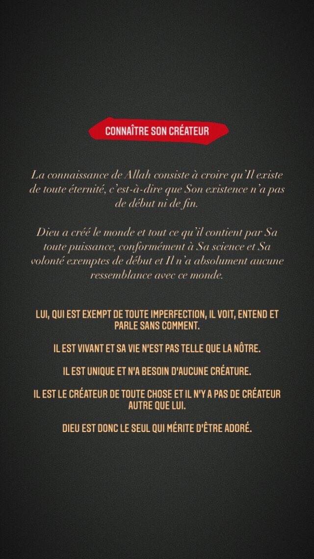 Le Tawhid, selon Ahlou s-Sounnah, consiste à nier toute ressemblance entre Allah et Ses créatures. Allah n’a absolument aucune ressemblance avec quoi que ce soit, d’aucune manière que ce soit.Le Tawhid c'est de faire l'absolu distinction entre Le Créateur et Ses créatures.