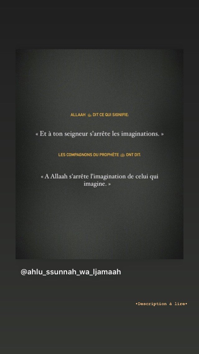 Le Tawhid, selon Ahlou s-Sounnah, consiste à nier toute ressemblance entre Allah et Ses créatures. Allah n’a absolument aucune ressemblance avec quoi que ce soit, d’aucune manière que ce soit.Le Tawhid c'est de faire l'absolu distinction entre Le Créateur et Ses créatures.