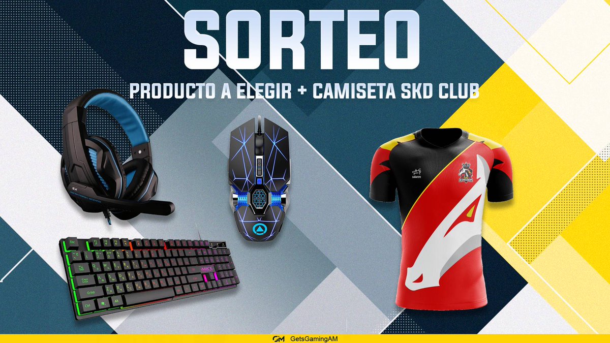 GetsGamingAM's tweet photo. 🎁💥#SORTEO DE PRODUCTO A ELEGIR + CAMISETA DE SKD CLUB💥🎁

REQUISITOS PARA PARTICIPAR:
• Dar RT🔁
• Seguir a @GetsGamingAM
• Seguir a @SKD_Club

Finaliza el 07/02⏳

¡SUERTE! 🍀 https://t.co/Ryvw8Y2tOo