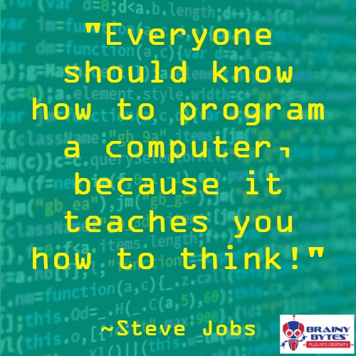 BytesVa's tweet image. We couldn't agree more! Introduce your students to programming with Brainy Bytes. DM us to find out how.

#stemeducationforkids #onlinelearningforkids #teachingresources #engagingstudents  #learningpods