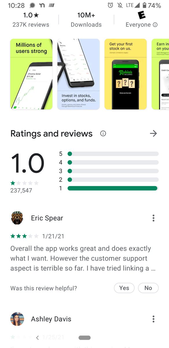 @BluSkyBrwnEyes @Moodylikesyou @RobinhoodApp Update an hour later just shy of 10 reviews every second