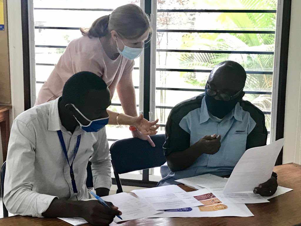 CarolineMerwe's tweet photo. Presented a workshop together with @bartletth77 for our awesome TA’s @TASOKinshasa on #Observation to practice #PYP https://t.co/i6FmtEFSoH