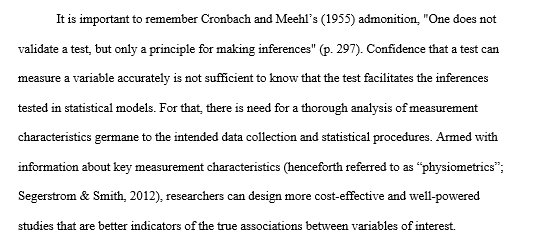*This isn't saying that biomeasures are bad*. Many are amazingly precise and come with known measurement qualities specific to the variable. I am specifically highlighting how there are many properties germane to typical studies we don't know for many markers 4/15