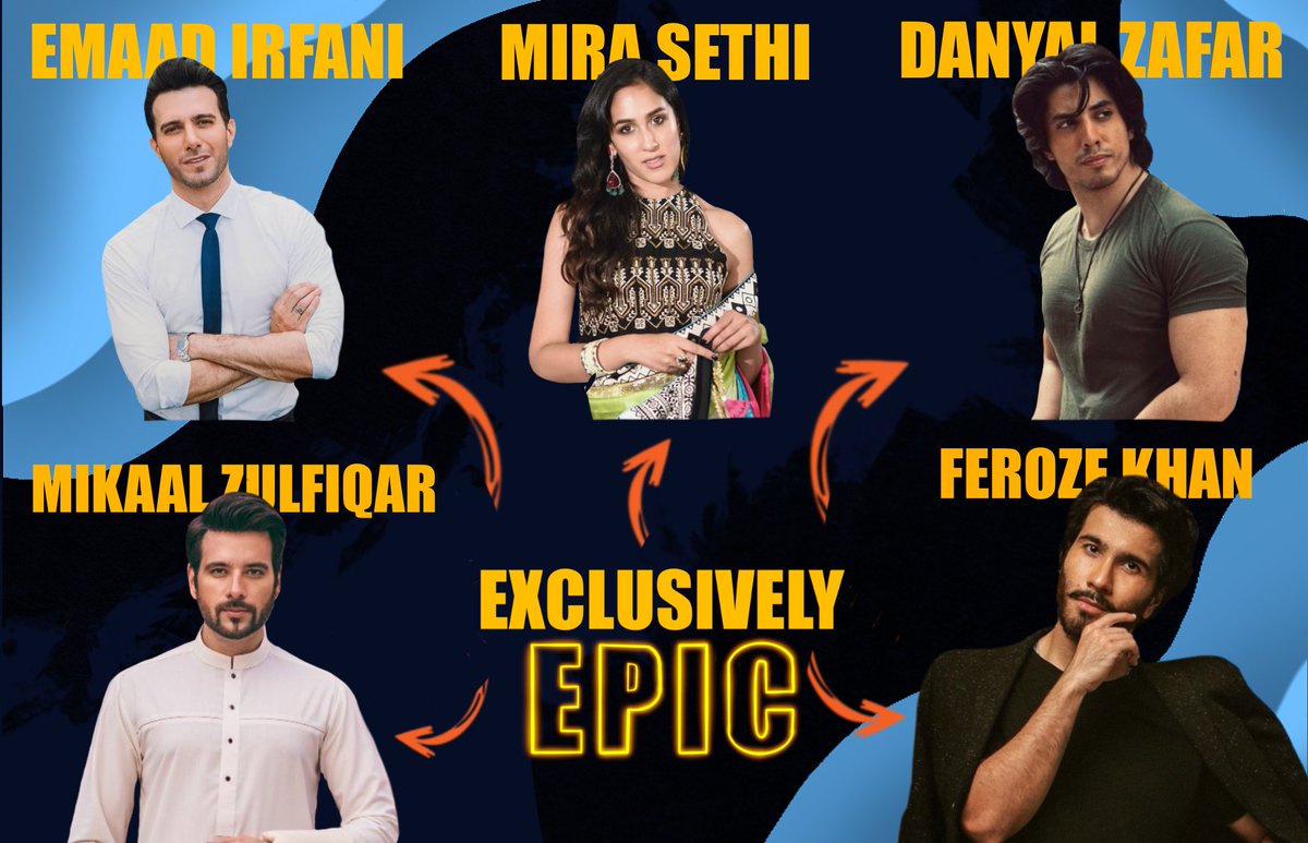 We've a group of celebrities who're internationally and nationally very well known in the world. We at ThinkEpic are meticulous in managing celebrities and are proud to present our exclusive ones;
<a href="/ferozekhaan/">Feroze Khan</a> <a href="/sethimirajee/">Mira Sethi</a> <a href="/DanZafOfficial/">Danyal Zafar</a> <a href="/emmadirfani/">Emmad Irfani</a> <a href="/mikaalzulfiqar/">Mikaal Zulfiqar</a>
#Exclusive
