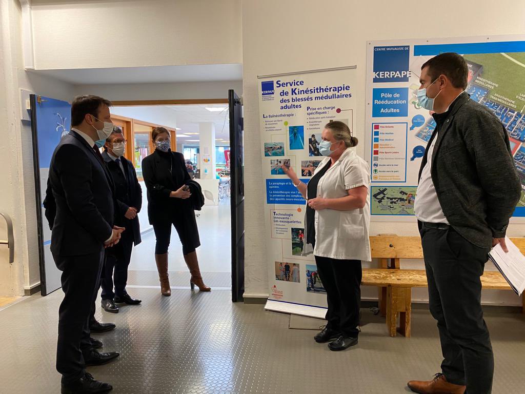 LoigCG's tweet photo. A Ploemeur, ce qui se fait au centre de rééducation et réadaptation de Kerpape est unique en Europe. De l’innovation qui change la vie de nos concitoyens en situation  de handicap. Merci aux équipes pour leur engagement et leur créativité ! https://t.co/FQfjgQw2ef