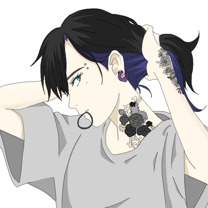 タトゥー女子のtwitterイラスト検索結果