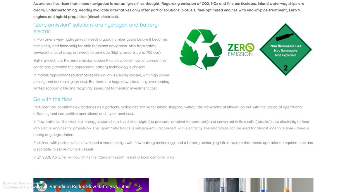 3/Here's a couple of pages from the Portliner website and a list of their partners, which includes ZEL, who are stated as the enterprise that will run the Portliner Anna (with VRFB), in their porfolio.To appreciate what I am talking about, it would be wise to watch the...