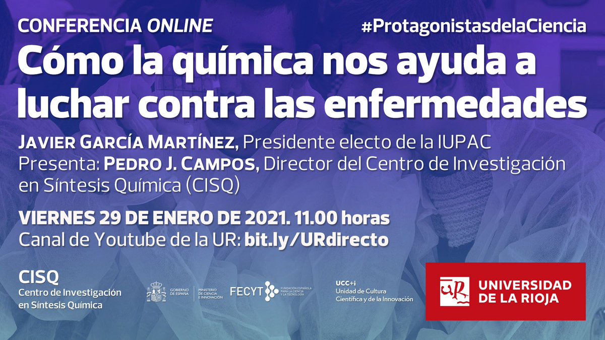 vaya_elementos's tweet image. La #química ⚗️ nos ayuda en nuestro día a día, también en el contexto actual de pandemia 😷

👉 @javiergarciamar nos contará mañana cómo la química ayuda contra las enfermedades en esta conferencia organizada por la @unirioja 

¡No te la pierdas!

#ProtagonistasdelaCiencia #CISQ
