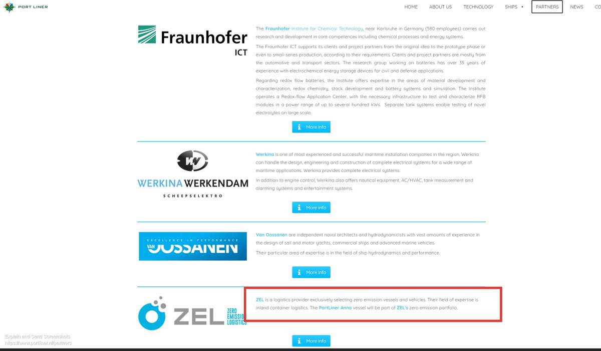 3/Here's a couple of pages from the Portliner website and a list of their partners, which includes ZEL, who are stated as the enterprise that will run the Portliner Anna (with VRFB), in their porfolio.To appreciate what I am talking about, it would be wise to watch the...