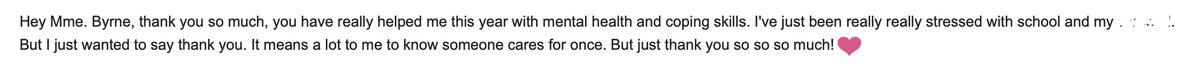 MmeBrielle's tweet photo. #BellLetsTalk about making a difference in our kids understanding of mental health. It's one student, but it's ONE student who now has coping skills, understanding and feels heard. My biggest accomplishment this year so far. #BellCause https://t.co/IhrmJUauXe