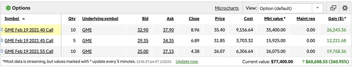Here's my million dollar winner I closed too early for 60k for your enjoyment 🌈🐻🧻✋