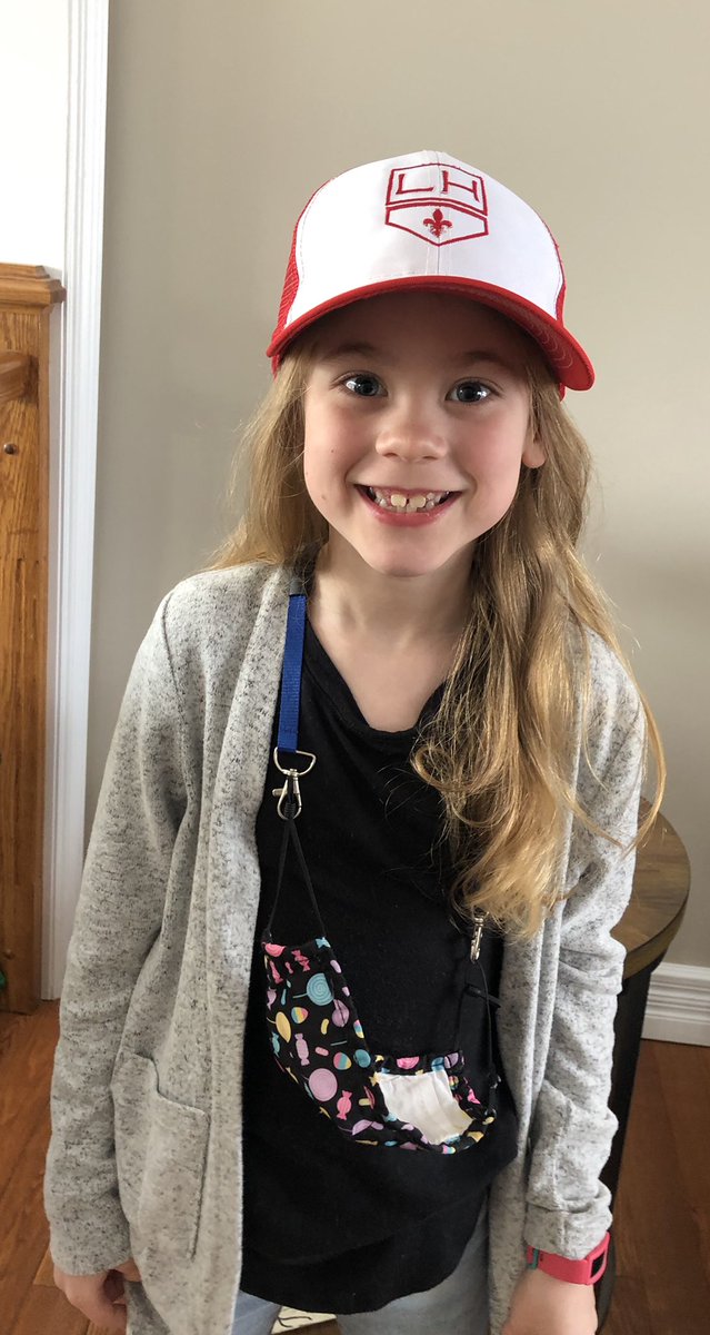 #literacyweek <a href="/staaSTALLIONS/">St. Anne's Academy</a>   #themeweek #Audiobook. #STAAreads  #hatsofftoreading <a href="/LavalAthletics/">Laval Athletics</a> Aynslie “borrowed” Lawrence’s hat for hat day.