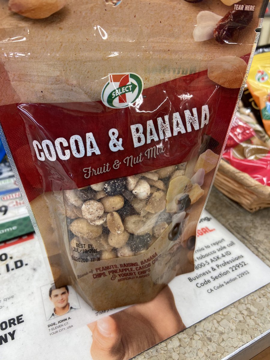 Hey <a href="/7ElevenCares/">7-Eleven Cares</a> this is the best trail mix ever...but I’m having a hard time finding it now. What’s Up? #BestTrailMix #KeepItComing