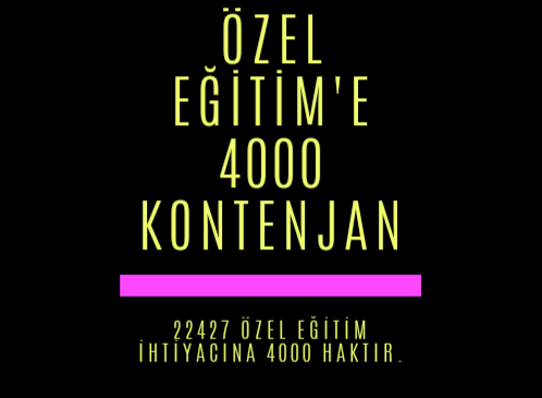 Her çocuk özeldir ve eğitim ancak bireysel farklılıklar dikkate alındığında değer kazanır. Özel eğitim öğretmenleri "özel" öğrencilerine kavuşmayı bekliyor.  22427 Meb açığına 4000 KONENJAN bekliyoruz.Alanımızda ücretli istemiyoruz....ÖzelEğtime Kadro4Bin
 <a href="/ziyaselcuk/">Ziya Selçuk</a> <a href="/safran1958/">Mustafa SAFRAN</a>