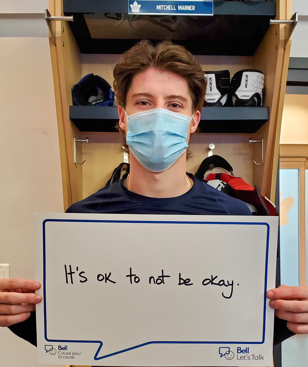It’s ok to not be okay. #BellLetsTalk