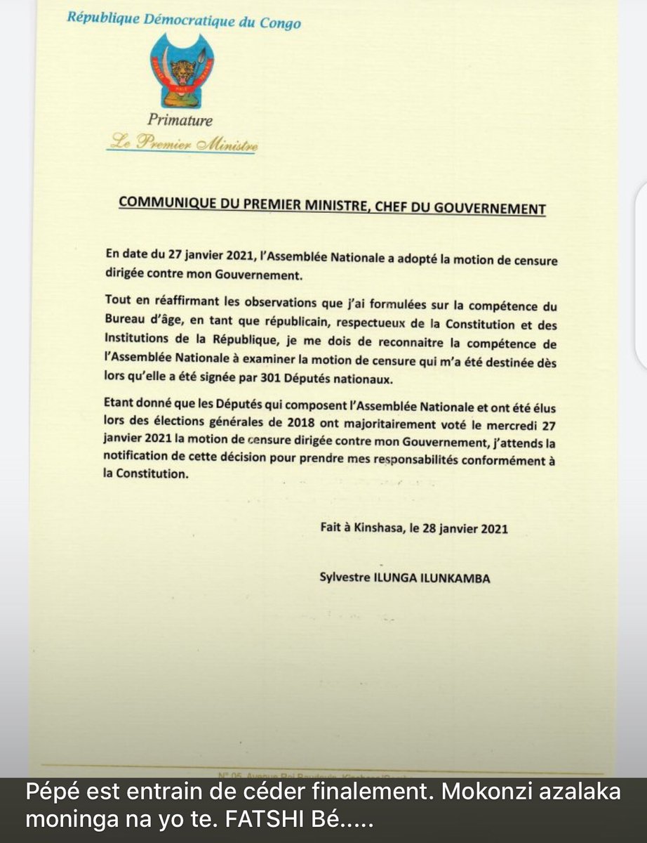 l_gastonfils's tweet photo. @StanysBujakera Le ridicule ne tue pas au congo. @IlunkambaS fait pitié. @Muyumba l’a appelé #homme_d’#etat . Mawa pe soni. La communauté katangaise s’est rebiffée maintenant ? https://t.co/uUkIUW332c