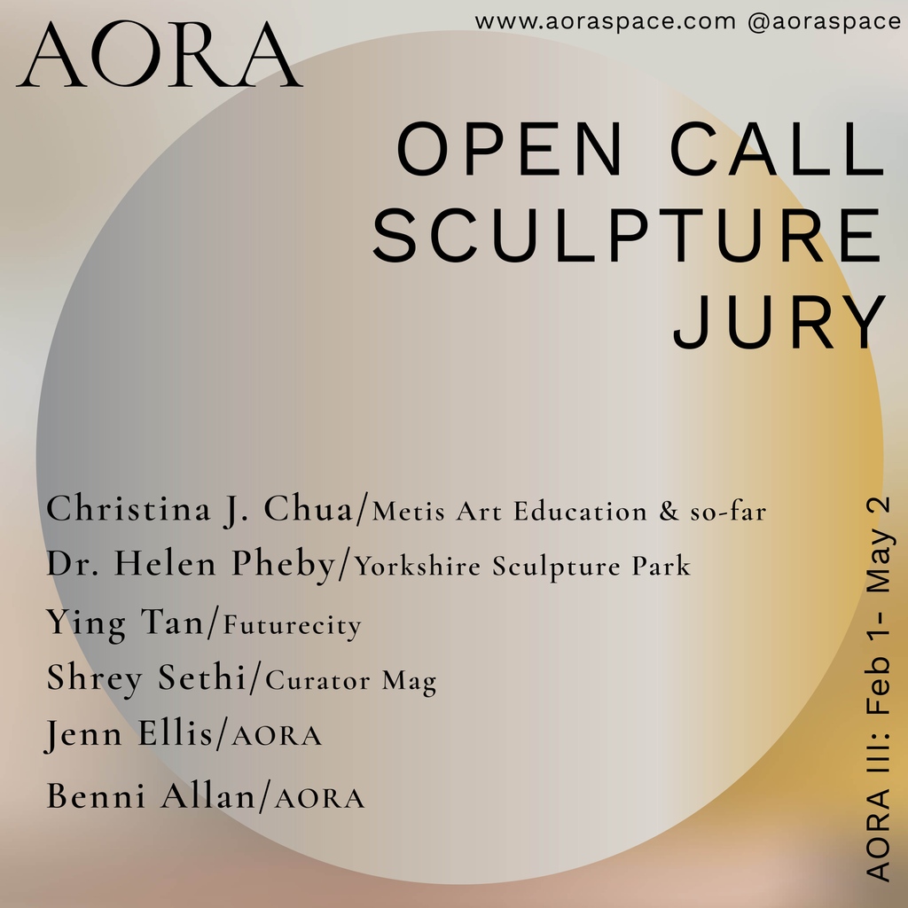 YSPsculpture's tweet photo. Helen Pheby, our Head of Curatorial Programme, was part of the international jury for AORA:III, an open call for sculpture on the theme of Bodies. 

See the finalists’ fantastic work in @AORASPACE’s beautiful virtual platform from next Monday, 1 February:

https://t.co/jXXbA0rmd8 https://t.co/4f2pZYc3QY
