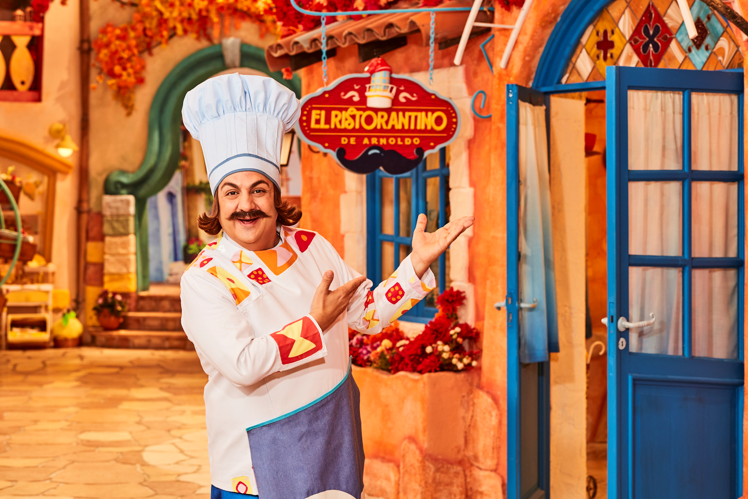 NowDisneyLatino's tweet photo. Finalmente mañana se estrena la serie de Disney Junior "El Ristorantino de Arnoldo" solo por #DisneyPlus.🧑‍🍳🍴 https://t.co/GH5Q50wFri
