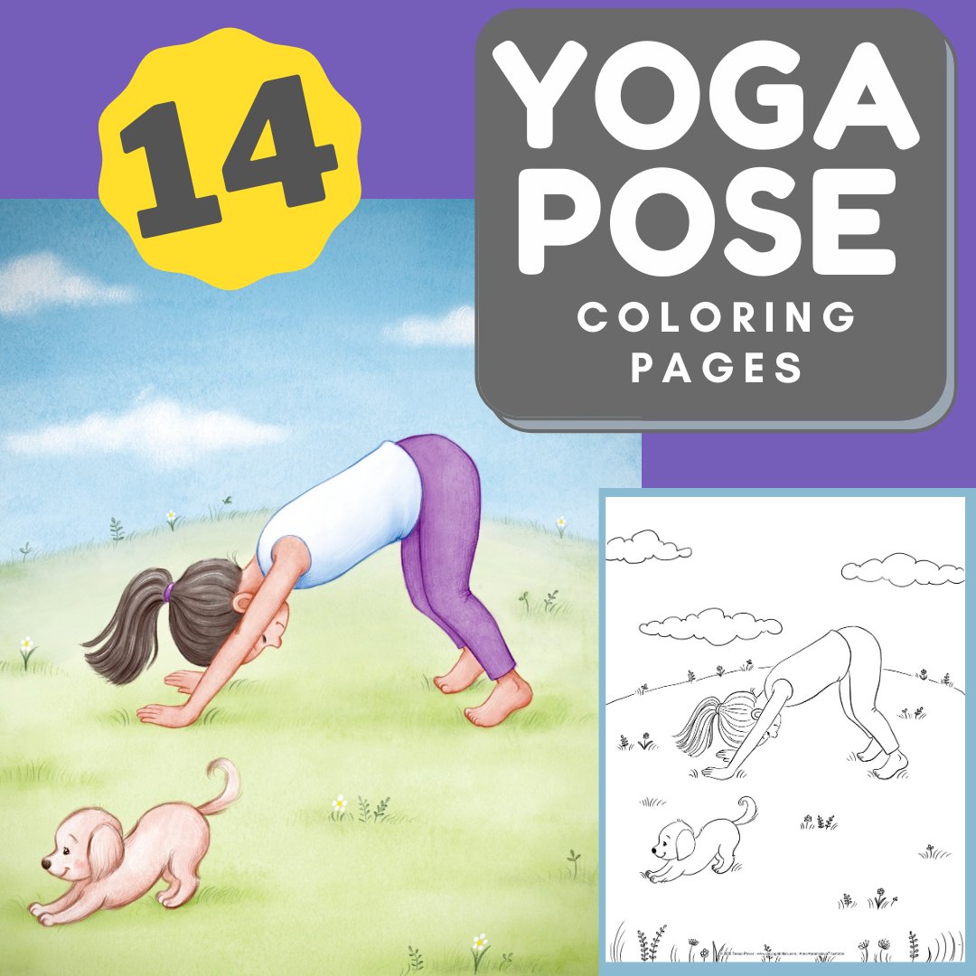 YOGA POSES Practical Life Kids Room Wall Art Kindergarten Primary  Educational Poster Learning Chart Printable - AliExpress