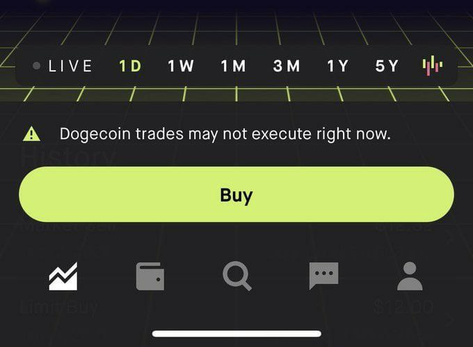 Robinhood now restricting trading in  $DOGE, a meme-coin cryptocurrency.Another reason why Decentralized exchanges will soon be having their moment