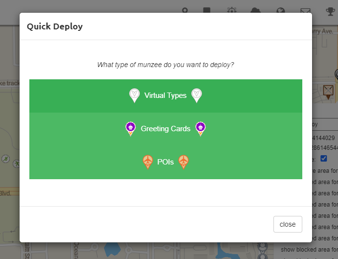 Virtual munzee fans, we pushed out some improvements 🔨 to the Quick Deploy process on our website 💻 -- what do you think? Check out the details at the link below ⬇️! #MunzeeOn #ThursdayTopic

munzeeblog.com/improvements-t…