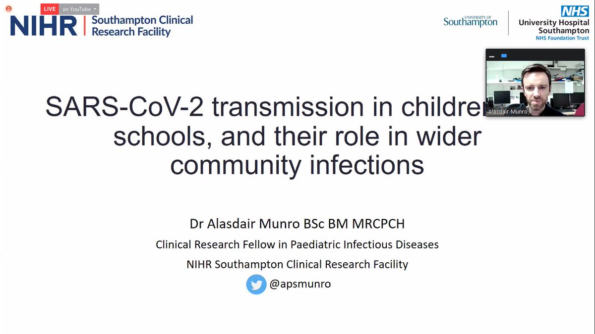Important webinar series from  @bmj_latest about  #COVID19 and schoolsNice overview of evidence from  @apsmunro  https://twitter.com/apsmunro/status/1354476261100417024