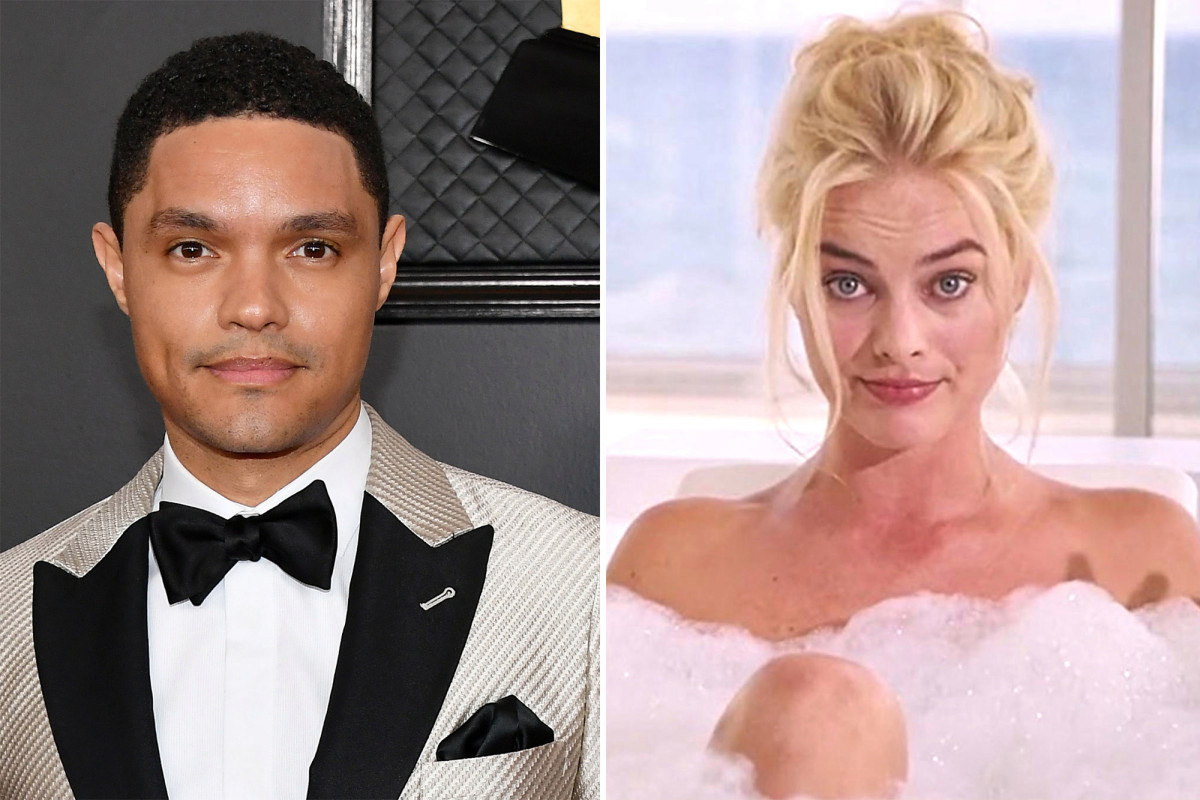 Trevor Noah explains GameStop as bubbly Margot Robbie from 'The Big Short'