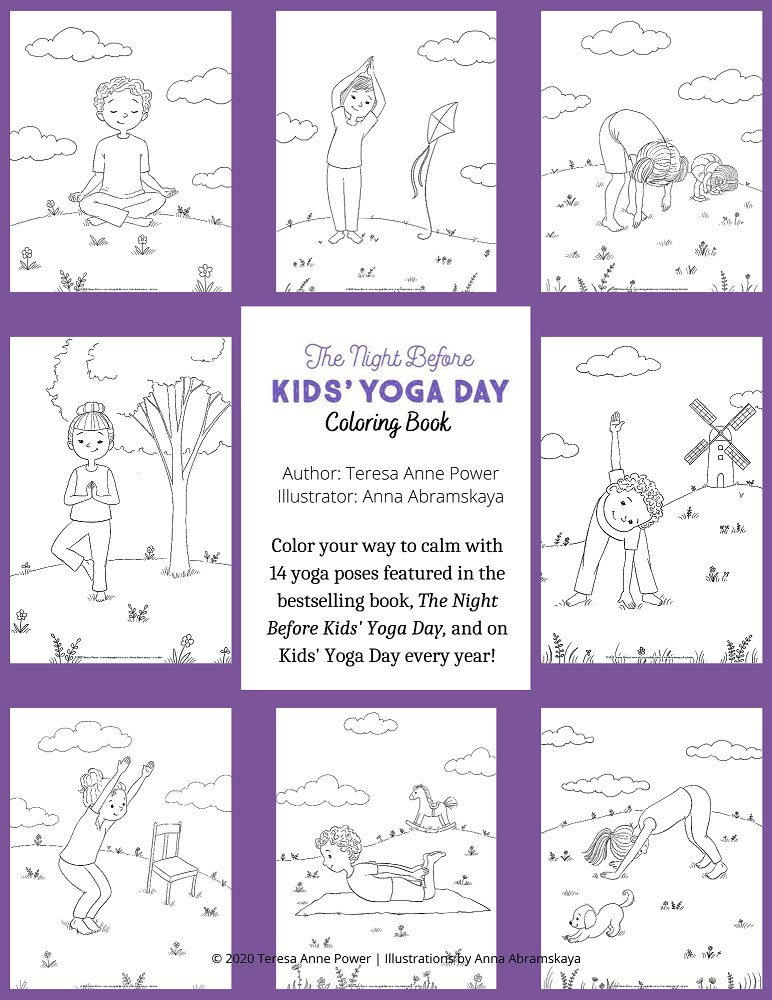 FREE! - Child Pose Colouring | Colouring Sheet - Twinkl