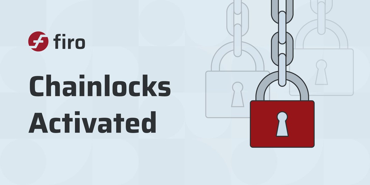 firoorg's tweet photo. Chainlocks activated on Firo. Why is it needed and how does it work?

Read about it more here: https://t.co/GxC9BkANbA

#FIRO $FIRO #chainlocks #privacycoin #dash #LLMQ https://t.co/9LytoW9TxM
