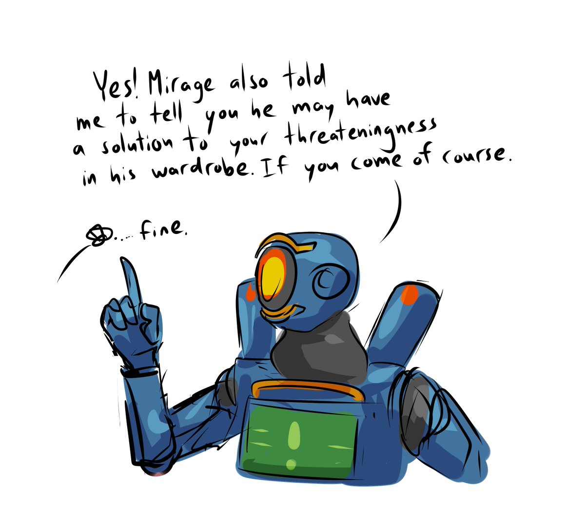 needed to get this shitty doodle out of my brain sorry #ApexLegends 