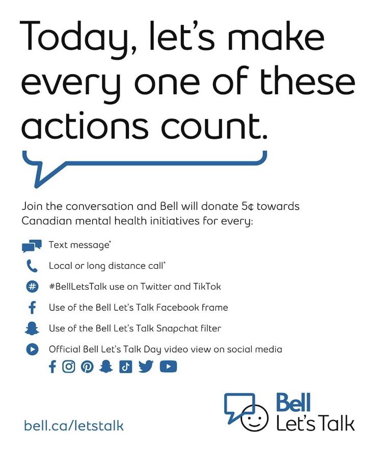 #BellLetsTalk