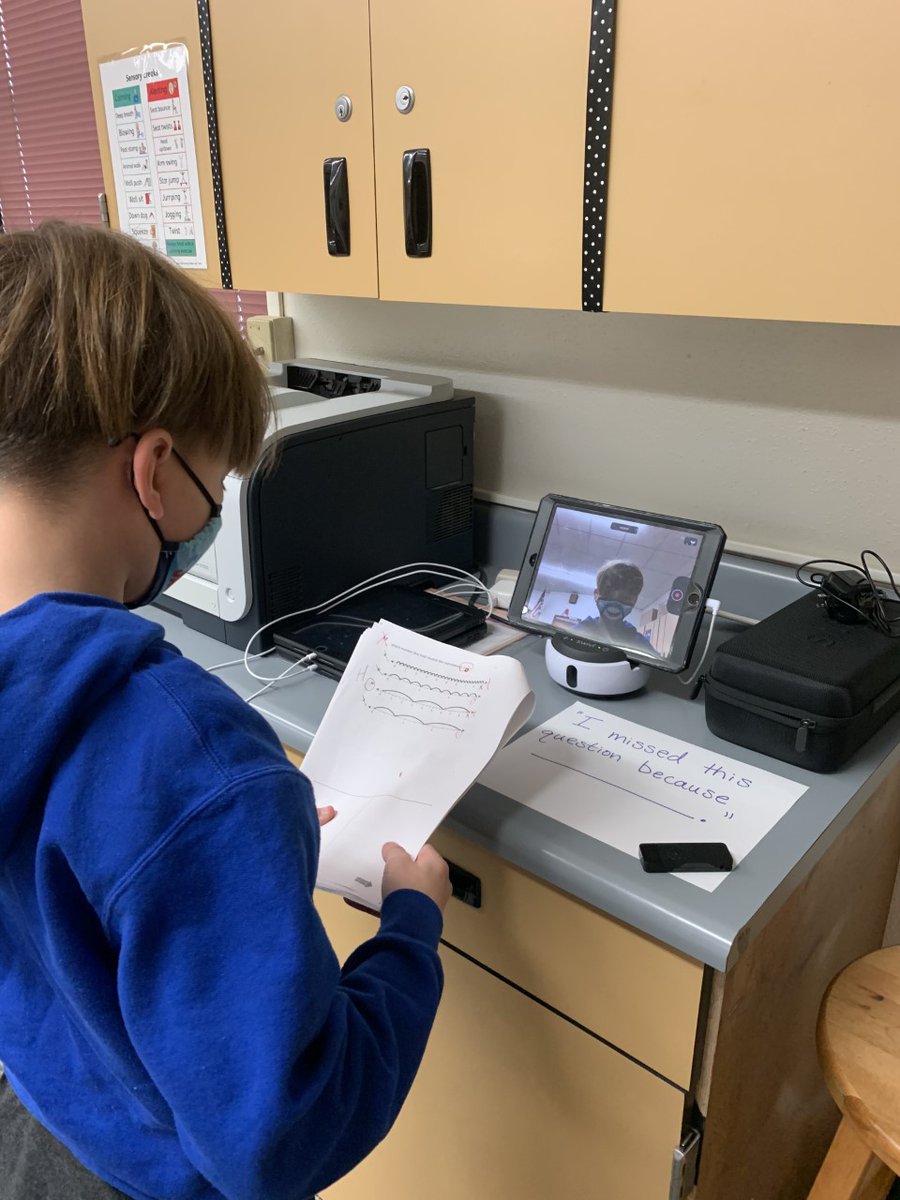 ITS_SQUAD_'s tweet photo. Mrs. Boyer's 5th graders Swivled their reflections on what mathematical mistakes they had made on recent test questions. Verbalizing their mistakes helped students to take ownership and correct their understandings. #KISDbest #SESbest #techytwittertakeover https://t.co/Tvvnlf3J6x