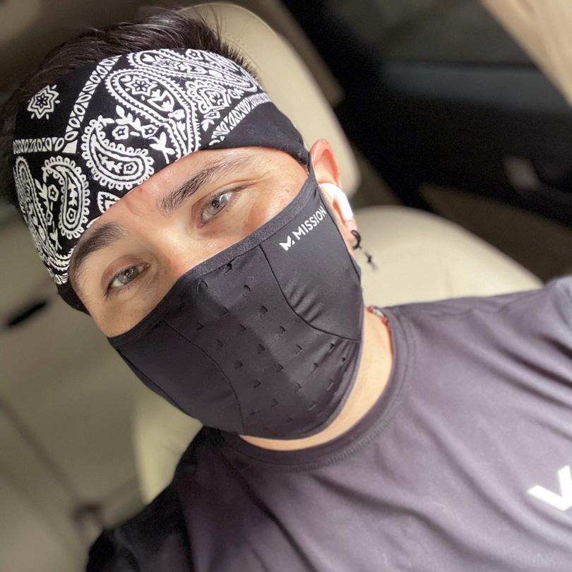 MissionCooling's tweet image. Mask on. Ready to conquer the day! #MISSION

#MultiLayered #AdjustableSportMask #MISSIONcovered