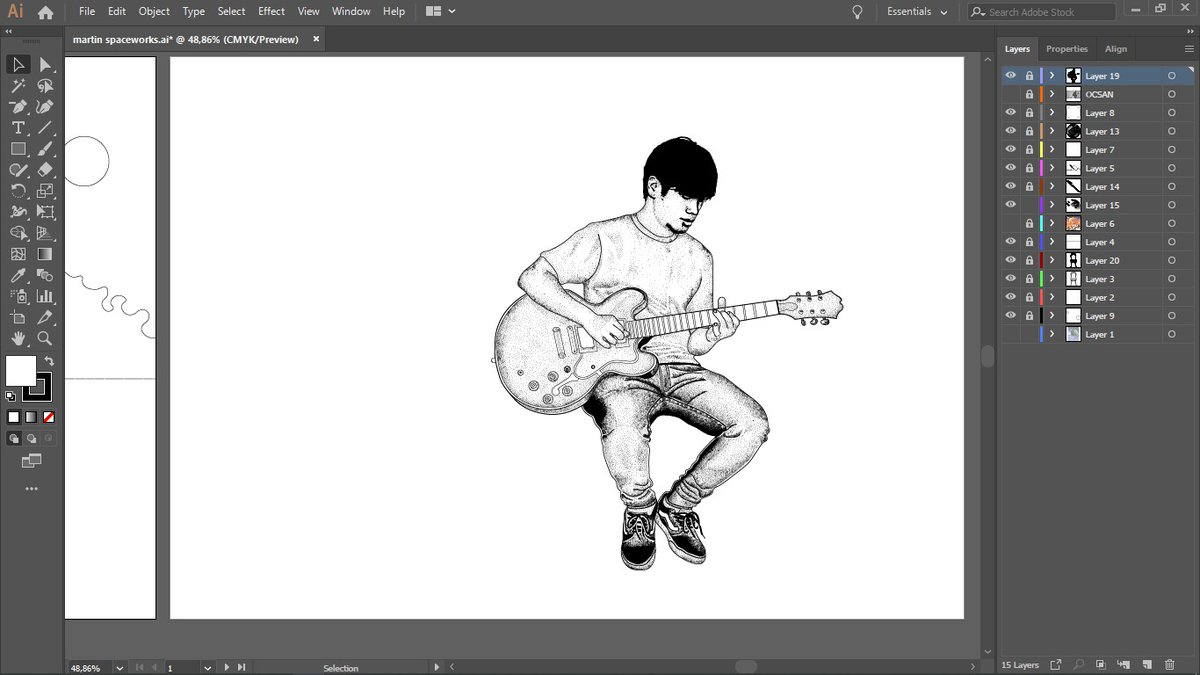 Tapi karena kelamaan dan banyak bat banyak yang mau di dotting, gue kewalahan juga bangsat. Dan yaudah, mending ngerjain karakter <a href="/ocansiagian/">Ocan Siagian</a> nya dulu. Karna udah kebayang bakal jadi apa kan......