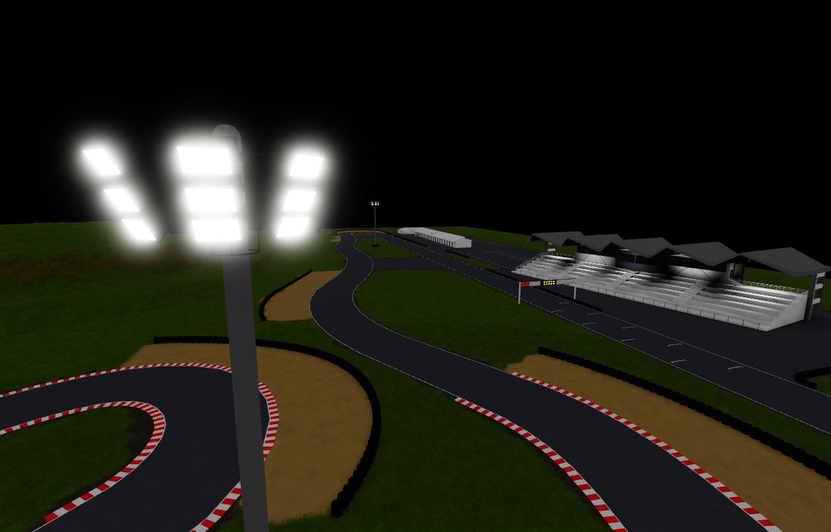 HanBuilds's tweet photo. It's been a while since i tweeted. Here's a recap of the most accurately built-to-scale track on Roblox, also my most successful finished build. Enjoy some of the in-game photos! 
#RobloxDev #Roblox 
@GasolineStudios 
(Old cars by @ArturRblx) https://t.co/ljp21tn8ab