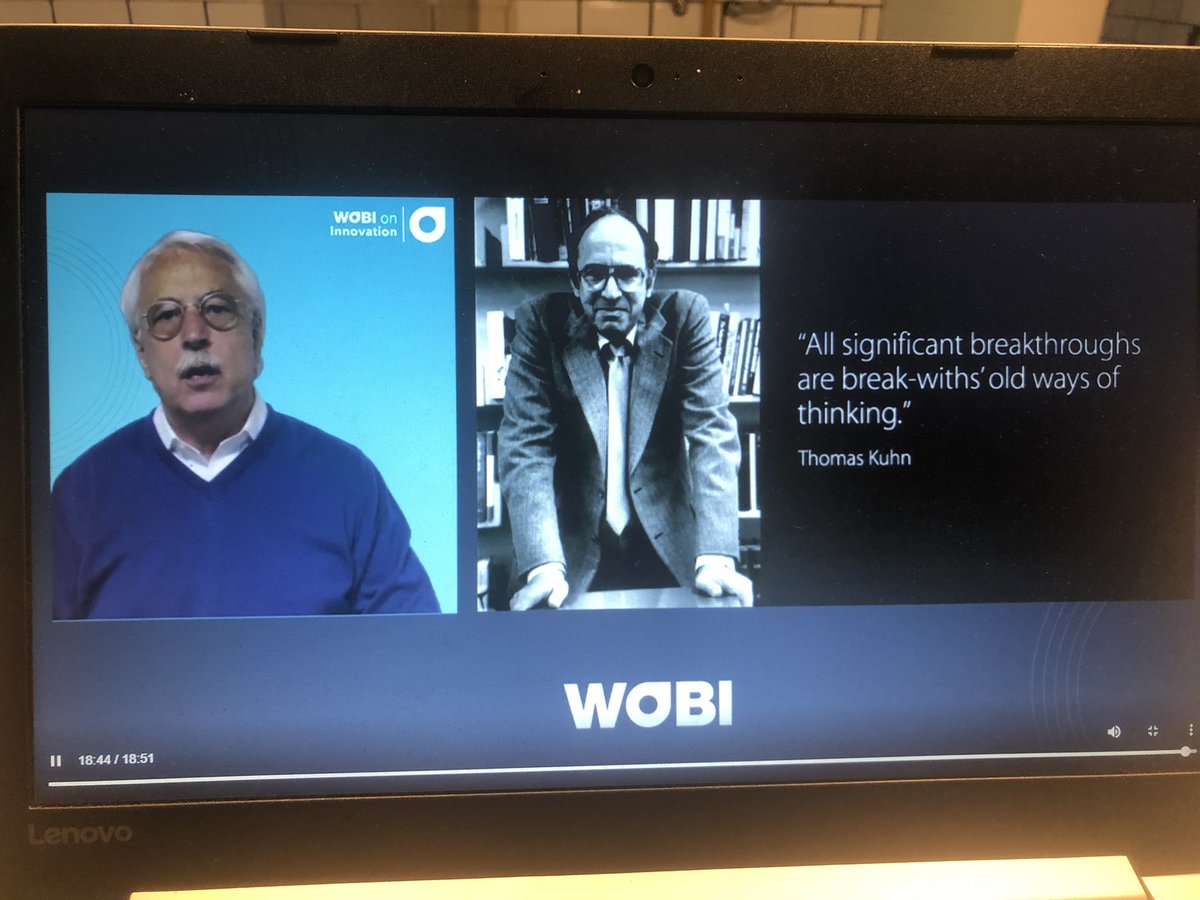 julian_dangelo's tweet photo. 🗯 “Necesitamos mejores principios, más que mejores prácticas”
Brillante @profhamel en su última conferencia del ciclo sobre Innovación.
#WOBI #innovacion #Digitalevents #Onlineevents #digitalseminar https://t.co/pV5wX4fmaA