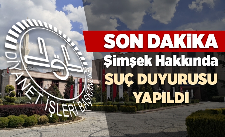 Diyanet'ten Şimşek hakkında suç duyurusu tinyurl.com/y3q68kjz

#SONDAKİKA #DiyanetHaber #Diyanet