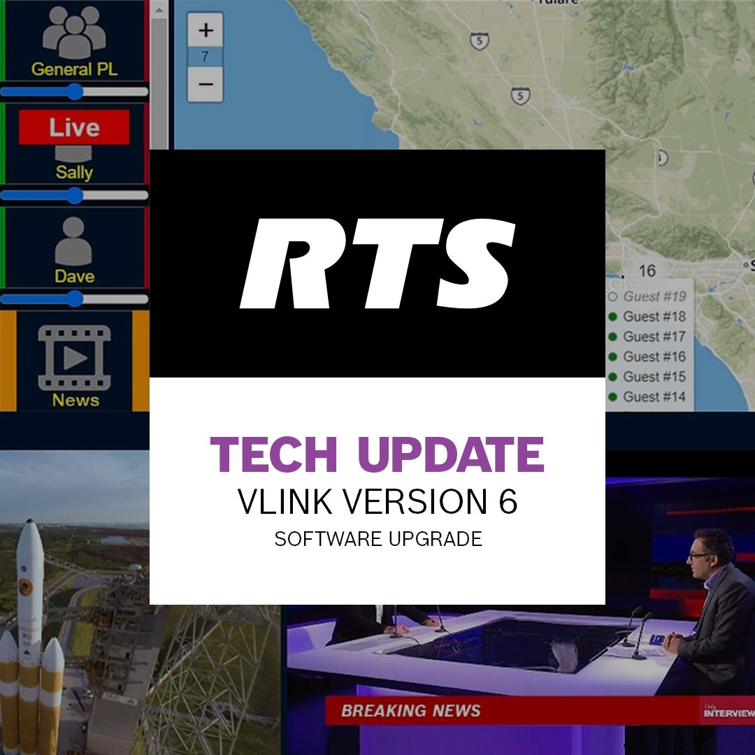Start this year with an upgrade! The VLink Version 6 includes 7 new features &amp; capabilities.

Demo and learn more about VLink Version 6: bit.ly/3437Twm

Do more with your intercom, that’s #theRTSdifference

#RTS #VLink #Intercom #RTSIntercom