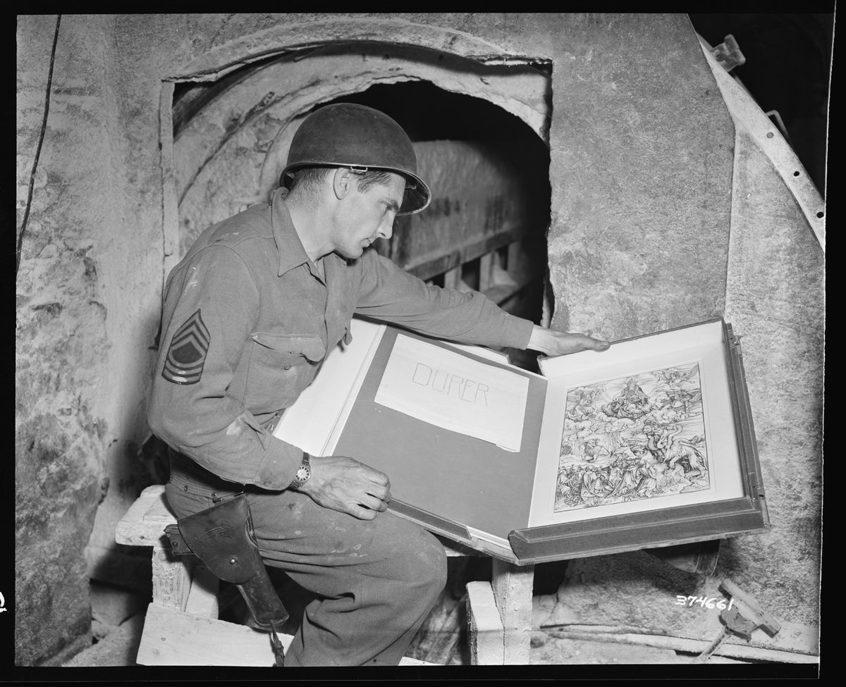 USNatArchives's tweet photo. We've got a new #CitizenArchivist mission on #WW2 looted art.

Help us transcribe property control cards, which may include information such as artwork classification, identifying marks, history and ownership, and more.

https://t.co/phxaX3yXR5

#twitterstorians #volunpeers #art https://t.co/2r6liC7cDT