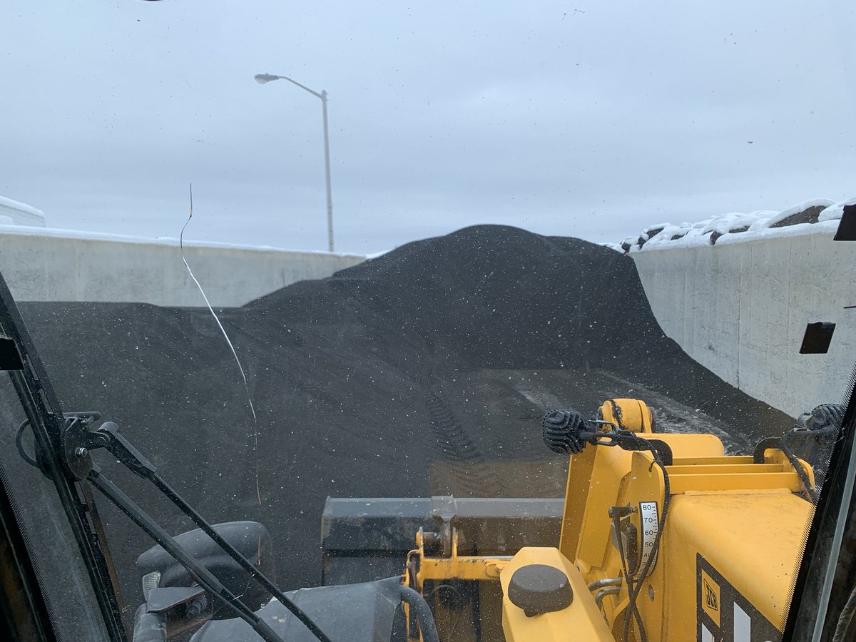 Getting ready for #plant21 stock pilling slow-release fertilizer pellets.