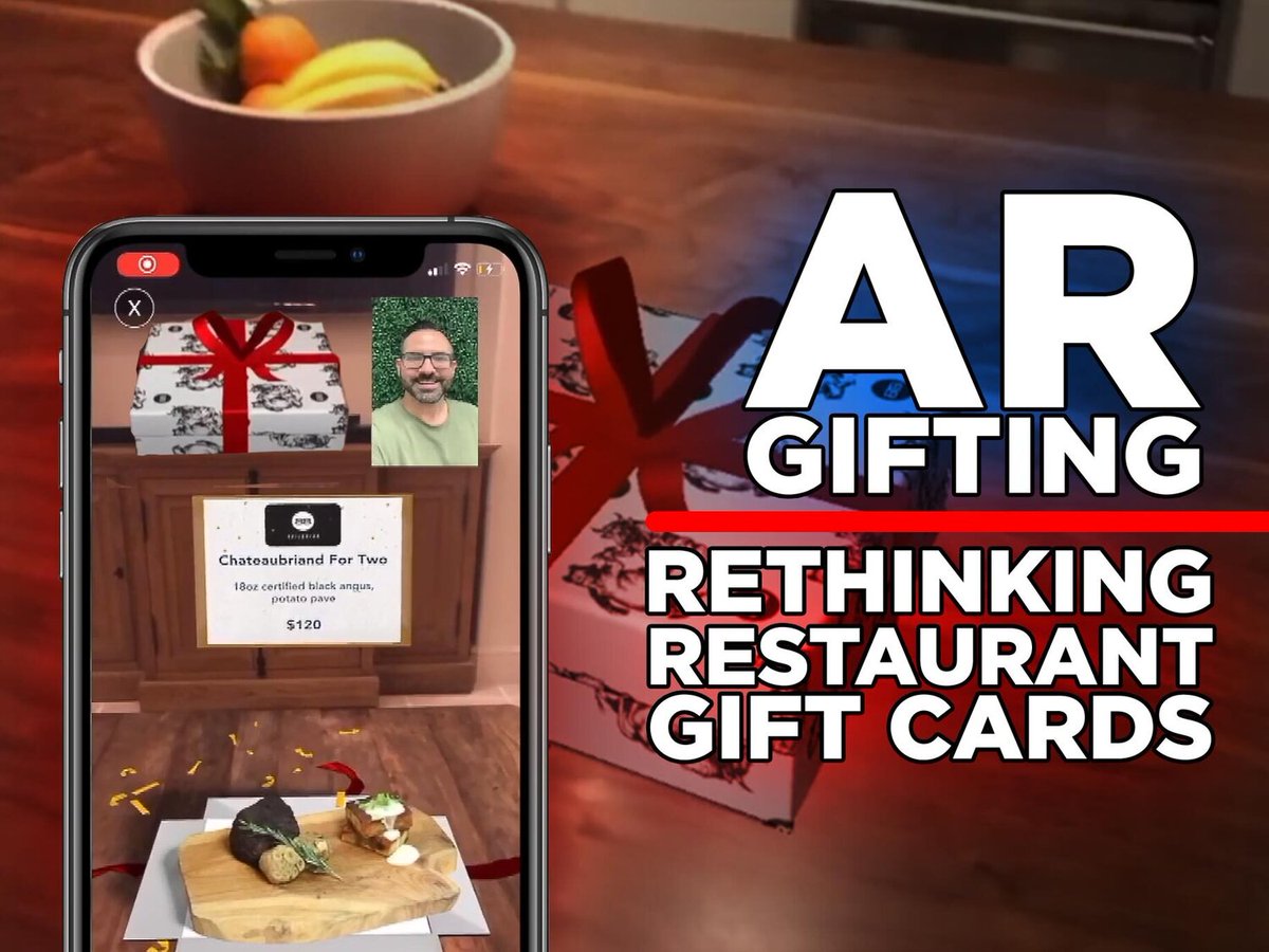 AR Gifting: Rethinking Restaurant Gift Cards dlvr.it/RrXTW4