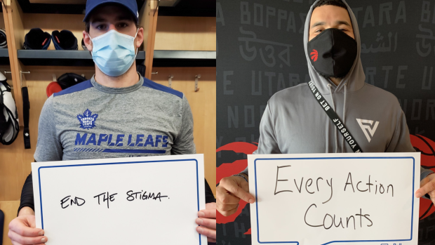 The Maple Leafs, Raptors and many more share their support on #BellLetsTalk day. 💙 MORE @ bardown.com/-1.1584245