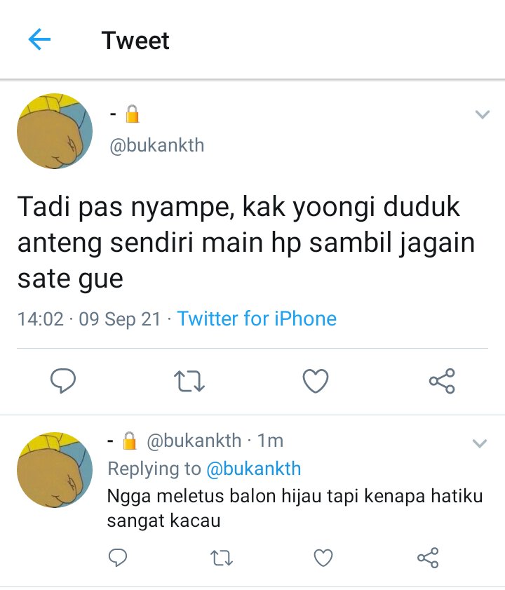 Rchivenj's tweet photo. 213 — Balon hijau. https://t.co/LbH32oYiBD