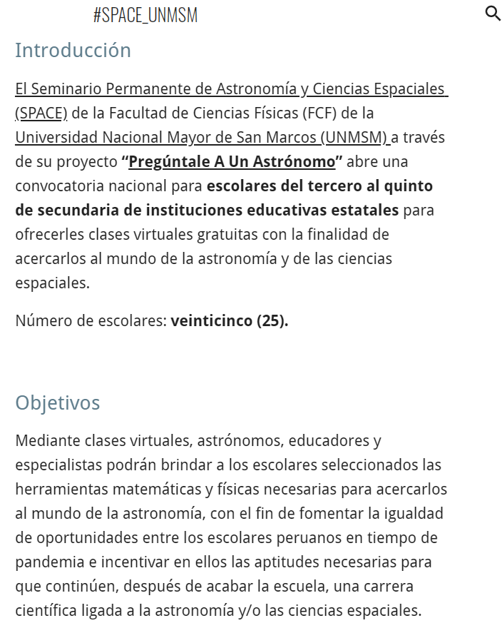 acdacol's tweet photo. "Ask An Astronomer" Interesante proyecto en el Perú para estudiantes de instituciones educativas estatales #Astroclases virtuales gratuitas.
Colombia se debería replicar esta iniciativa de @spaceUNMSM
https://t.co/eHnFHyM2jo
#astronomy
@Astro4Dev
@astro_vvera
@Lissethgq https://t.co/ZGF6Uc6kxL