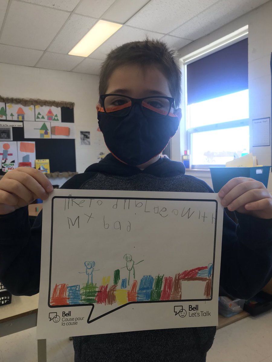 selby_grade1's tweet photo. Drawing pictures of our feelings and what makes us happy in our hearts. We also talked about how it’s ok to not always be happy. #BellLetsTalk https://t.co/IKxnmcpwHg