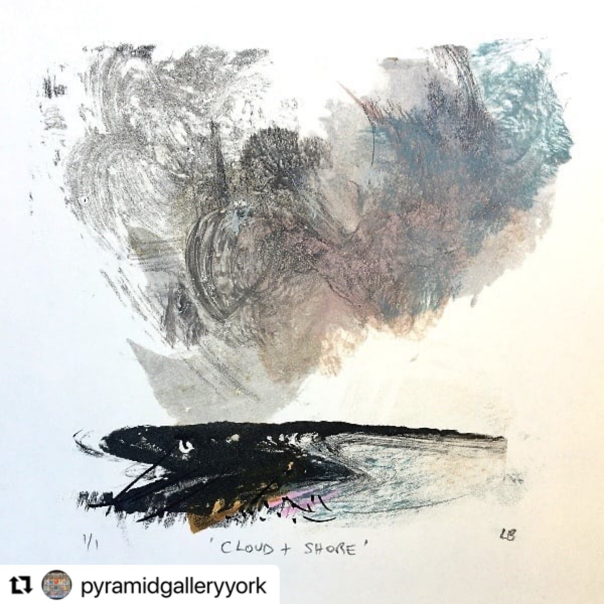lesleybirchart's tweet photo. Dreich days on the shore and here in York - but happy to have muted paintings @pyramidgallery in Muted Worlds Exhibition 
https://t.co/D3pkjWTRib https://t.co/YeGh8O7vts