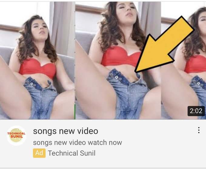 YouTube will ban you for talking ab sex then give you this ad https://t.co/rfUY38Aqk7