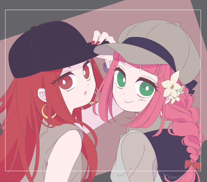 キャップ女子のtwitterイラスト検索結果