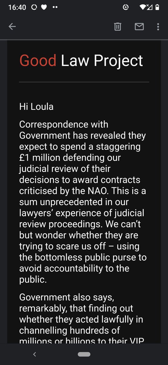 Just got this email and wanted to share it all immediately.